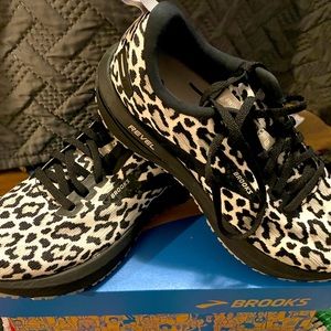 Brand New Brooks Tennis Shoes Leopard Print!!!